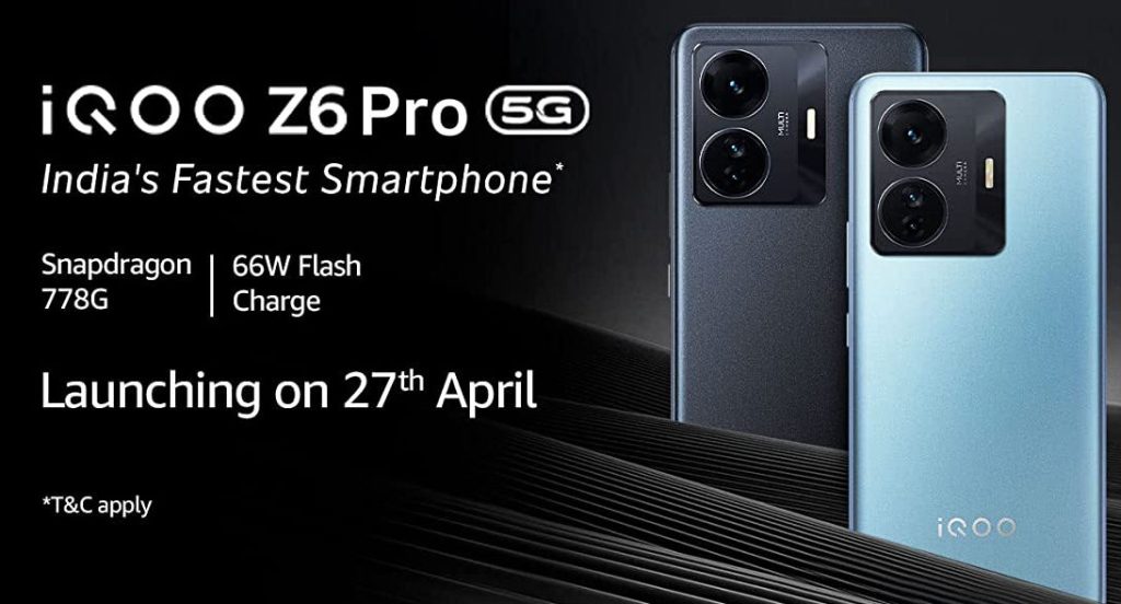 หลุดสเปค iQOO Z6 Pro 5G ก่อนเปิดตัว 27 เมษายนนี้