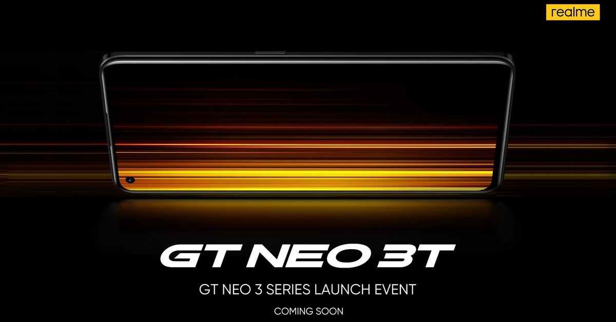 Realme ยืนยัน Realme GT Neo 3T จะเปิดตัวในเร็วๆ นี้