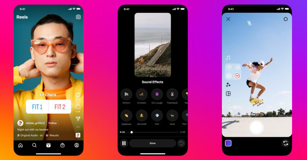 Instagram และ Facebook Reels ได้ฟีเจอร์ใหม่คล้าย TikTok