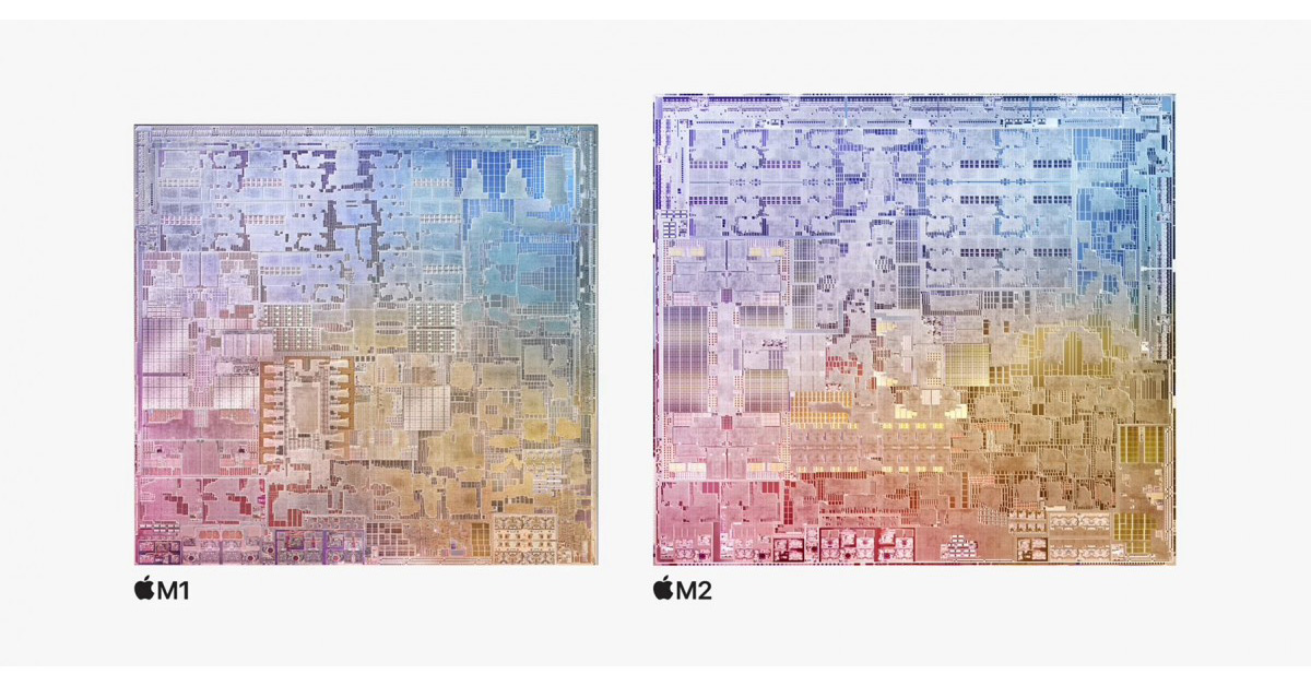 Apple เปิดตัวชิปเซ็ต M2 ที่มี CPU เร็วขึ้น 18% และ GPU เร็วขึ้น 35% เมื่อเทียบกับ M1