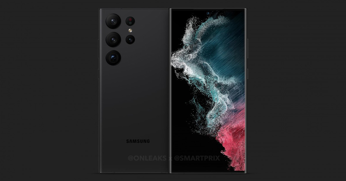 Samsung Galaxy S23 Ultra เผยภาพเรนเดอร์ คาดดีไซน์แทบไม่ต่างจาก S22 Ultra
