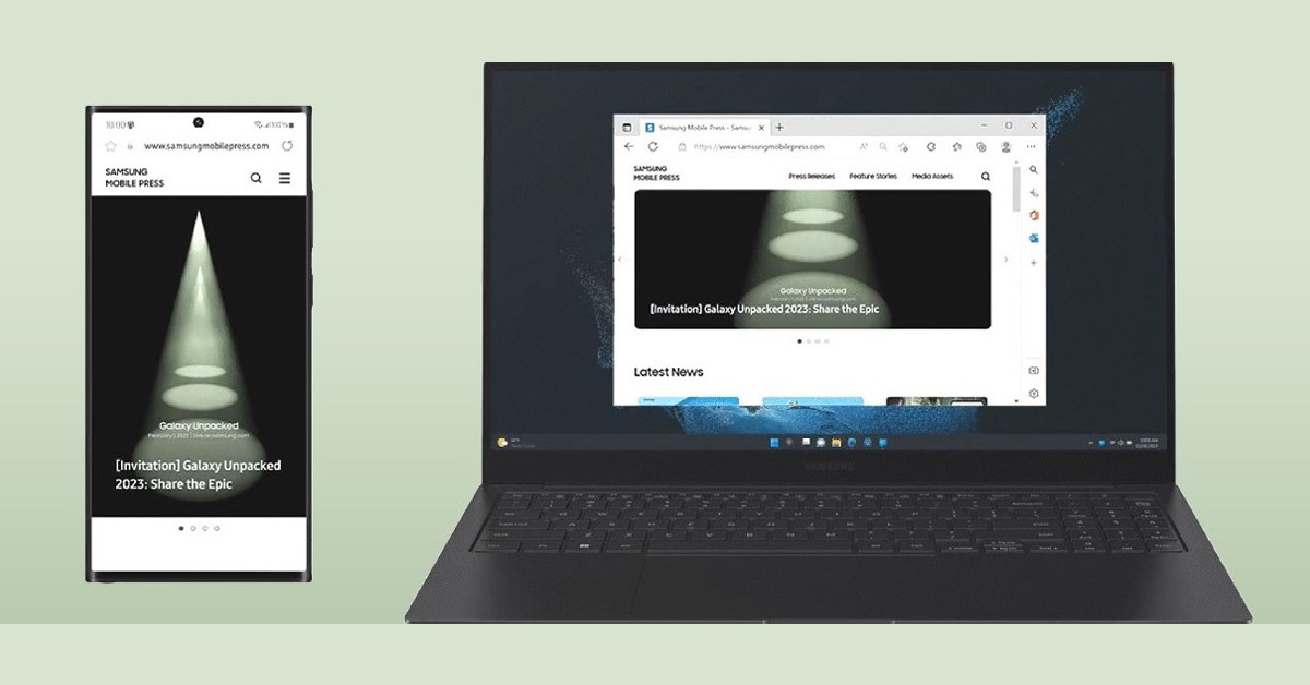 Samsung เผยฟีเจอร์ใหม่สำหรับสมาร์ทโฟน Galaxy และโน้ตบุ๊ค Windows บนแอป Phone Link