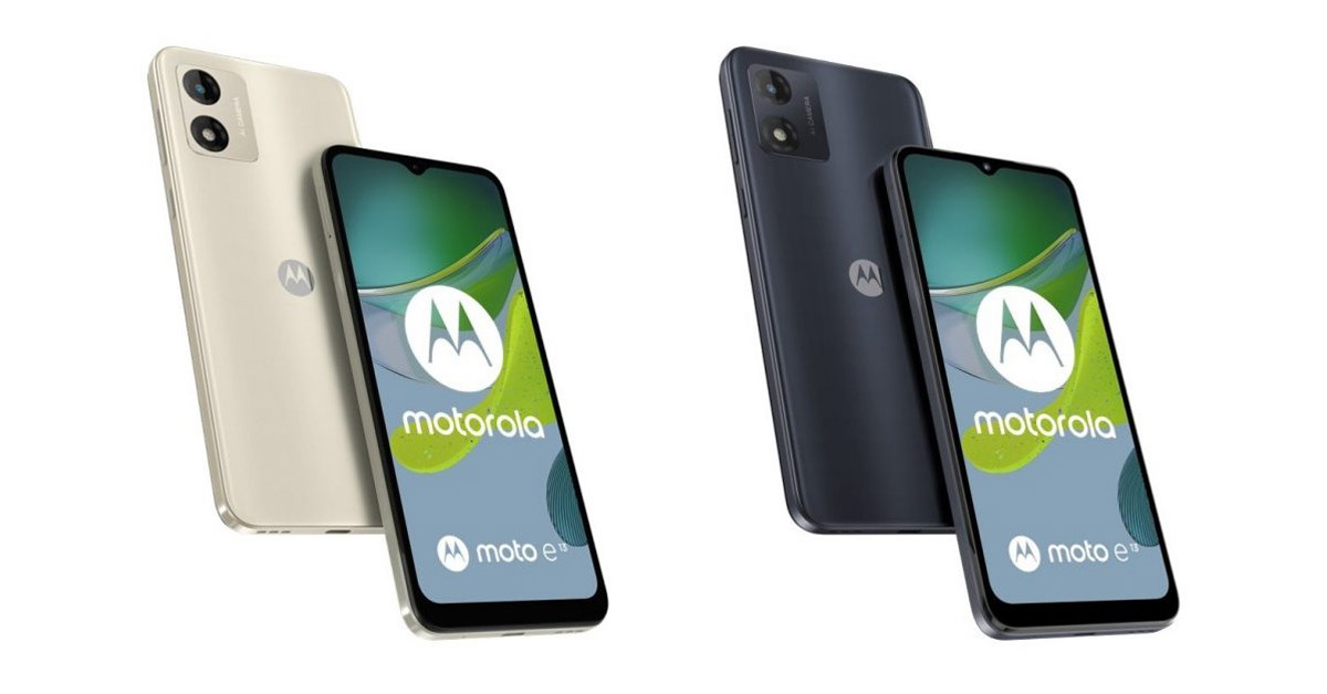 Moto E13 สมาร์ทโฟนรุ่นประหยัดตัวใหม่ เผยสเปคพร้อมภาพเรนเดอร์และราคาแล้ว