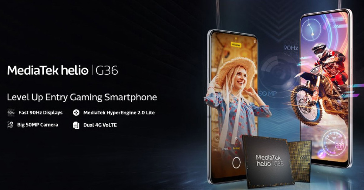 MediaTek เปิดตัว Helio G36 เกมมิ่งชิปเซ็ตระดับเริ่มต้นตัวใหม่