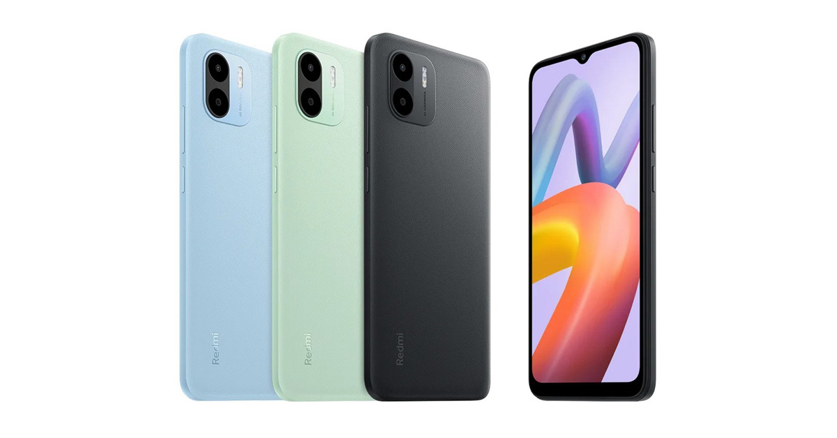 เปิดตัว Redmi A2 และ Redmi A2+ สมาร์ทโฟนรุ่นเริ่มต้น CPU Helio G36 กล้องคู่ แบตเยอะ