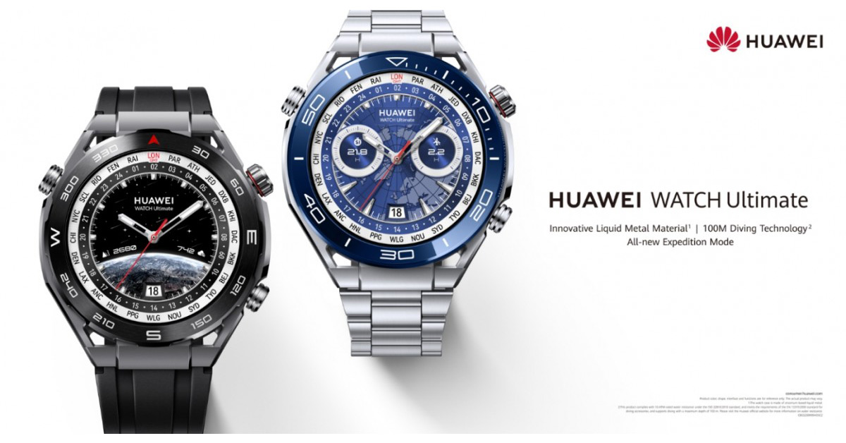 เปิดตัว Huawei Watch Ultimate สมาร์ทวอทช์รุ่นท็อป ดีไซน์หรู แต่ทนทาน ดำน้ำได้ 100 เมตร