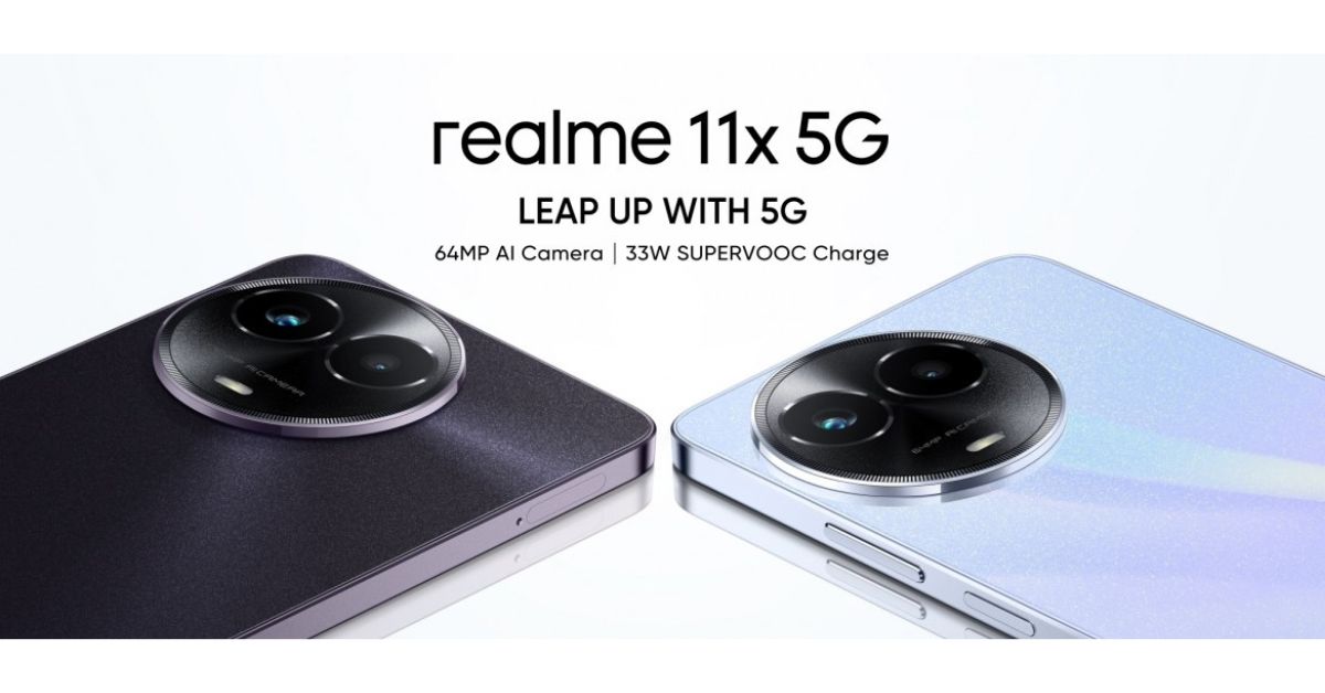 เปิดตัว Realme 11x 5G  รุ่นประหยัดชาร์จไว 33W กล้องถ่ายภาพสวย 64MP