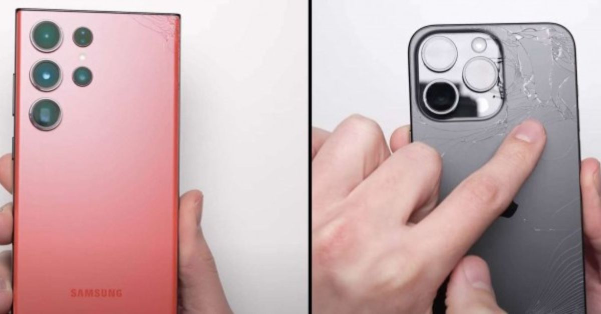 iPhone 15 Pro Max vs Samsung Galaxy S23 Ultra ทดสอบความทนทาน ใครจะอึดกว่ากัน