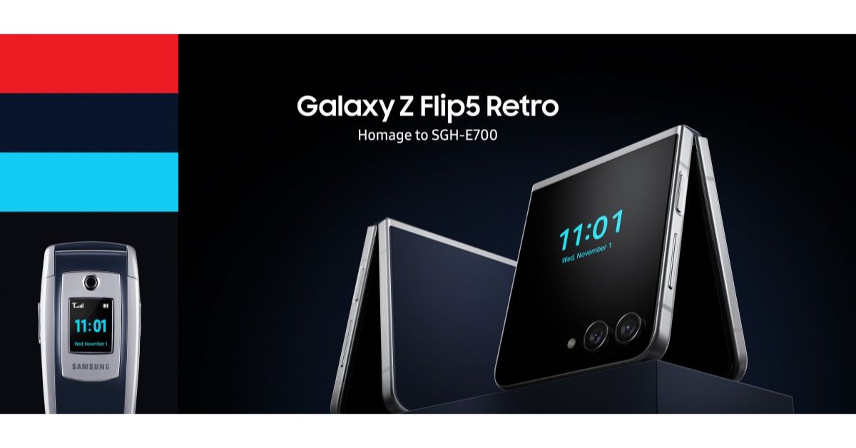 เปิดตัว Samsung Galaxy Z Flip5 Retro เอาใจคนชอบมือถือฝาพับสุดคลาสสิคสไตล์เรโทร
