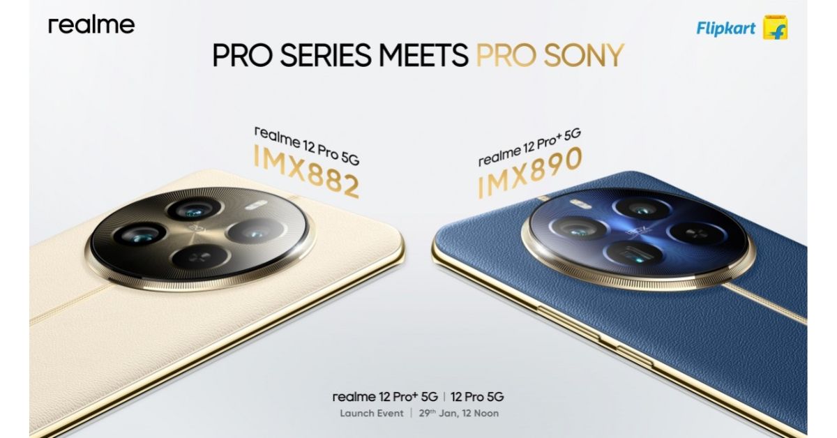 Realme 12 Pro จะเป็นสมาร์ทโฟนเครื่องแรกที่มาพร้อมเซ็นเซอร์ Sony IMX882 และได้ SD6 G1