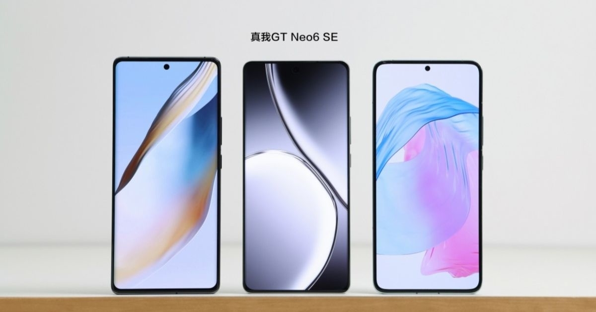 Realme GT Neo6 SE ปล่อยทีเซอร์ เทียบขอบจอสุดบางกับอีก 2 รุ่นปริศนา