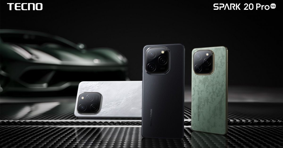 เปิดตัว Tecno Spark 20 Pro 5G รุ่นประหยัด 5G ดีไซน์หนังวีแก้น และกล้อง 108MP