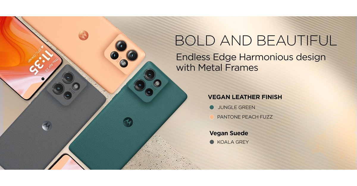  เผยสเปคหมดเปลือก Motorola Edge 50 จะเป็นรุ่นบางที่สุดบนมาตราฐานความแกร่ง MIL-STD-810H