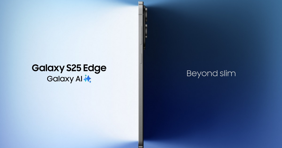 เปิดตัว Samsung Galaxy S25 Edge มือถือสุดสลิม บางเพียง 5.8 มม. ได้แบต 3,900 mAh