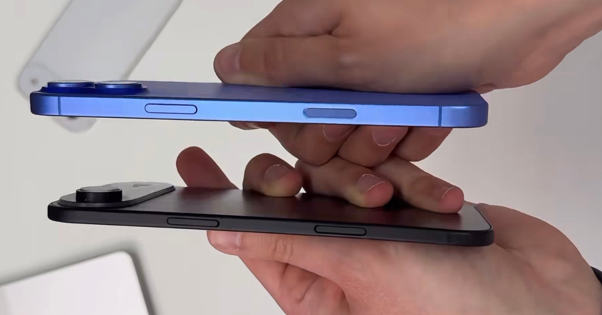 iPhone 17 Air หลุดภาพโชว์ความบาง เทียบชัดๆ กับ iPhone 16 Plus