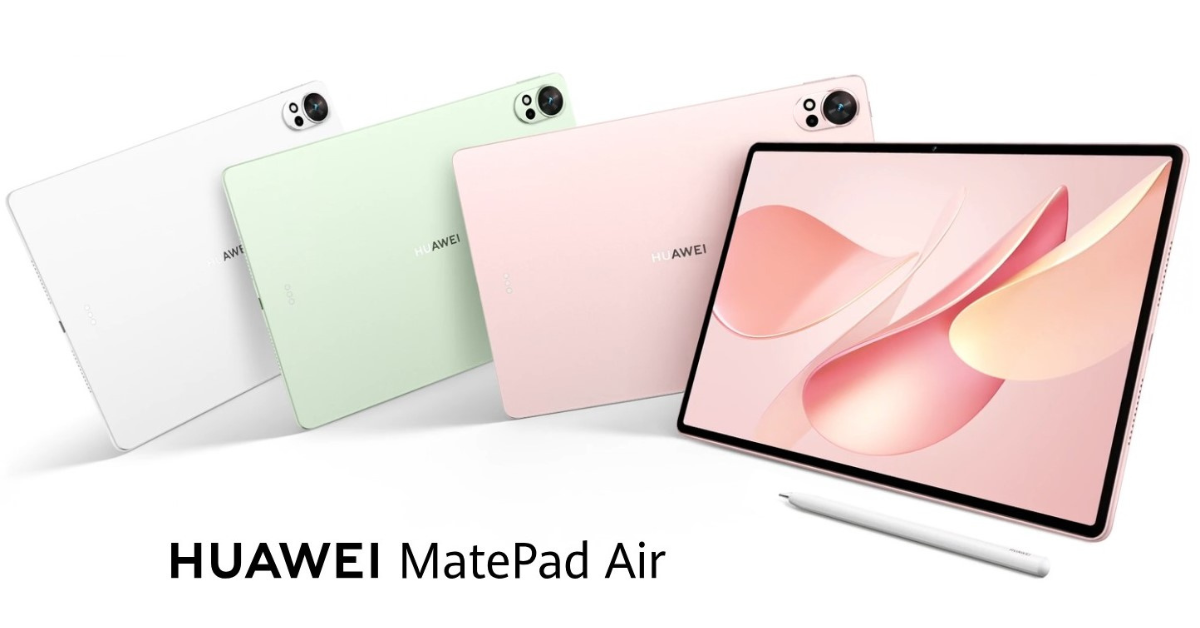 Huawei เปิดตัวแท็บเล็ตใหม่ MatePad Air 12 และ MatePad 11.5 S