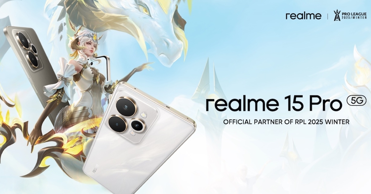 realme 15 Series 5G ร่วมสนับสนุนรายการ “RPL 2025 Winter”