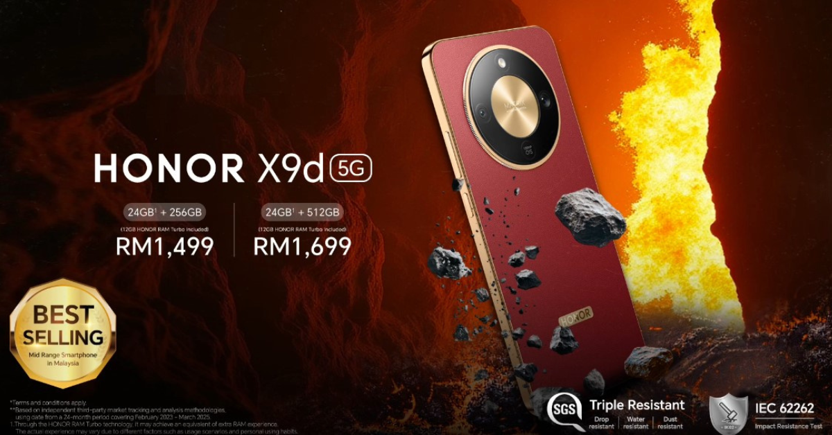 ทนจัดปลัดบอก! Honor X9d เปิดตัวแล้ว แบต 8,300mAh พร้อมมาตรฐาน IP69K กันน้ำร้อนได้!