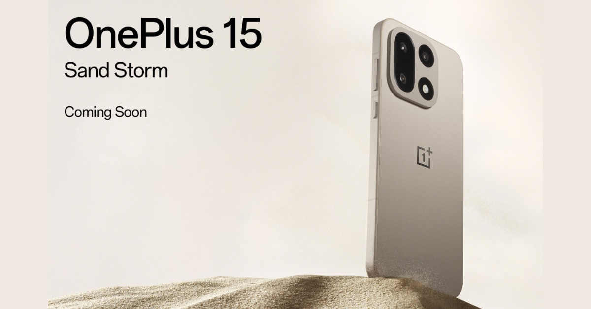OnePlus 15 ไม่ต้องรอปีหน้า! ยืนยันเปิดตัวทั่วโลก พร้อมดีไซน์ 'Sand Storm' แกร่งกว่าไทเทเนียม!