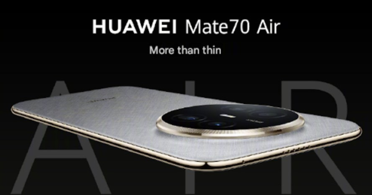บางเฉียบแต่แบตอึด! Huawei Mate 70 Air เปิดตัวแล้วในจีน ท้าชน iPhone Air ด้วยกล้อง Quad-Camera ระดับพรีเมียม