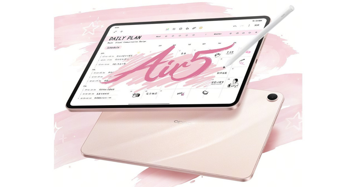 Oppo Pad Air5 หลุดคลิปแกะกล่อง! แบต 10,050mAh พร้อมชาร์จ 45W สีชมพูมาแรง! 