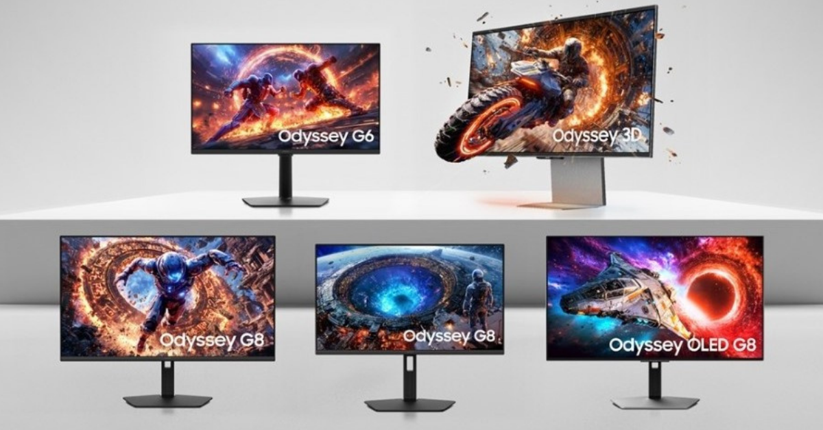 ความเร็วทะลุมิติ! Samsung Odyssey เปิดตัวจอเกมมิ่ง 1,040Hz และจอ 3D ไร้แว่น 6K ครั้งแรกของโลก!