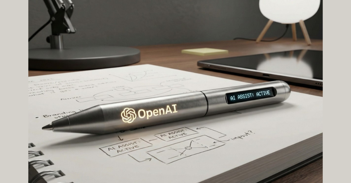 ปฏิวัติการจดบันทึก! OpenAI และ Jony Ive เตรียมเปิดตัว "ปากกา AI" อัจฉริยะในฐานะฮาร์ดแวร์ยุคที่สาม